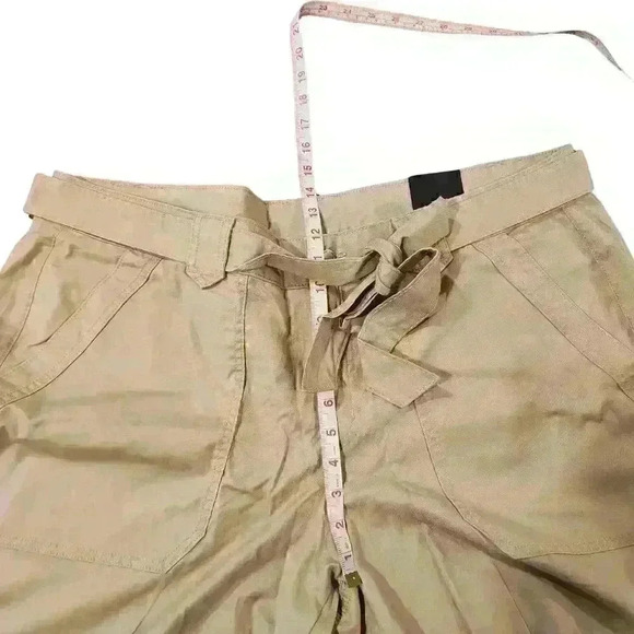 NEW NWT Lane Bryant Women's Tan Canvas Cargo Capri Pants Size 22 $70 - Picture 4 of 10